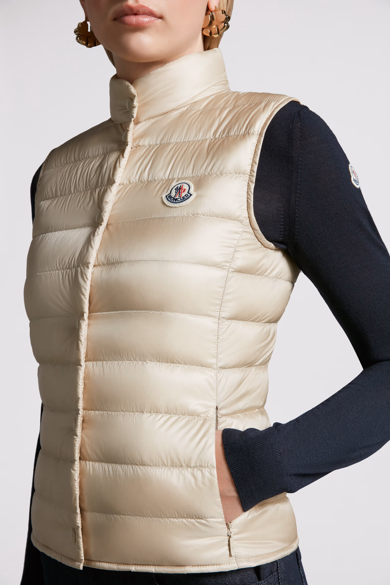 Liane Packable Down Vest Women Beige Moncler 7